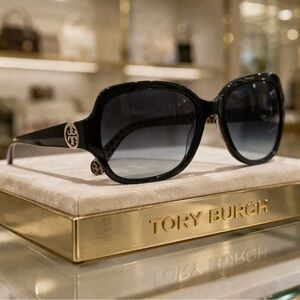 Tory Burch Black Gradient Sunglasses TY7059